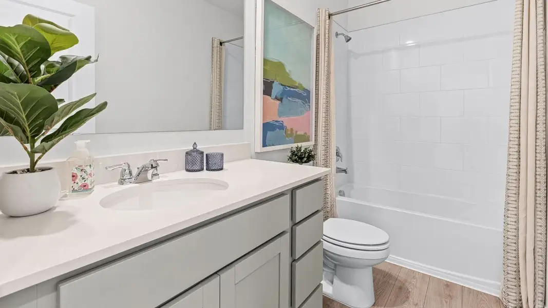 Furnished interior view inside a new home in Towns at Summit, Deland (Image 10).