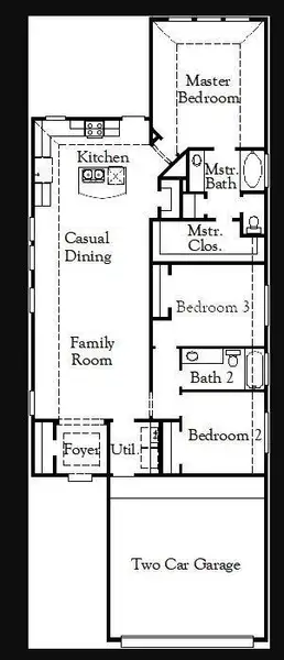 2D floor plan layout of this home in Bridgeland, Cypress, TX (Image 2). 2D floor plan layout of this home in Bridgeland, Cypress, TX (Image 2).