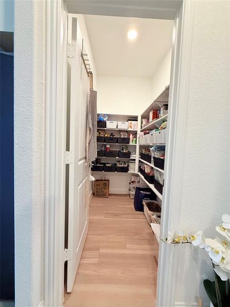 Under stair closet.Lots of storage