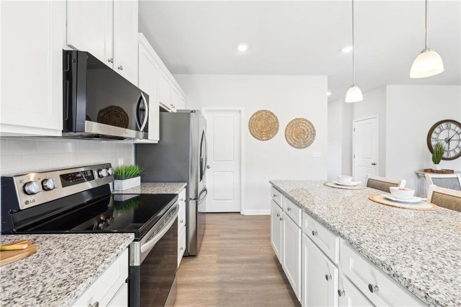 Furnished interior view inside a new home in The Hills at Cedar Creek, Winder (Image 22).