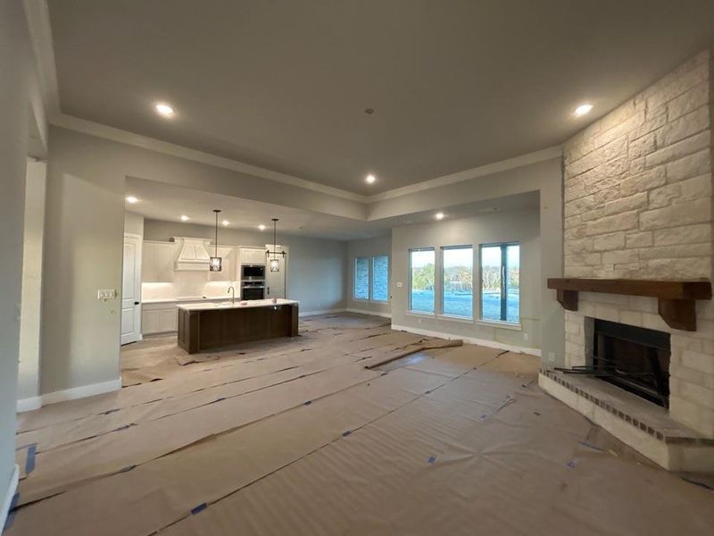 In-progress construction of a new home in Creekview Addition, Van Alstyne, TX (Image 5). In-progress construction of a new home in Creekview Addition, Van Alstyne, TX (Image 5).