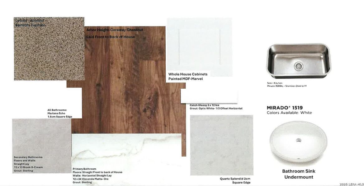 Sample of building materials used in homes in Lone Oak, San Antonio (Image 4). Sample of building materials used in homes in Lone Oak, San Antonio (Image 4).