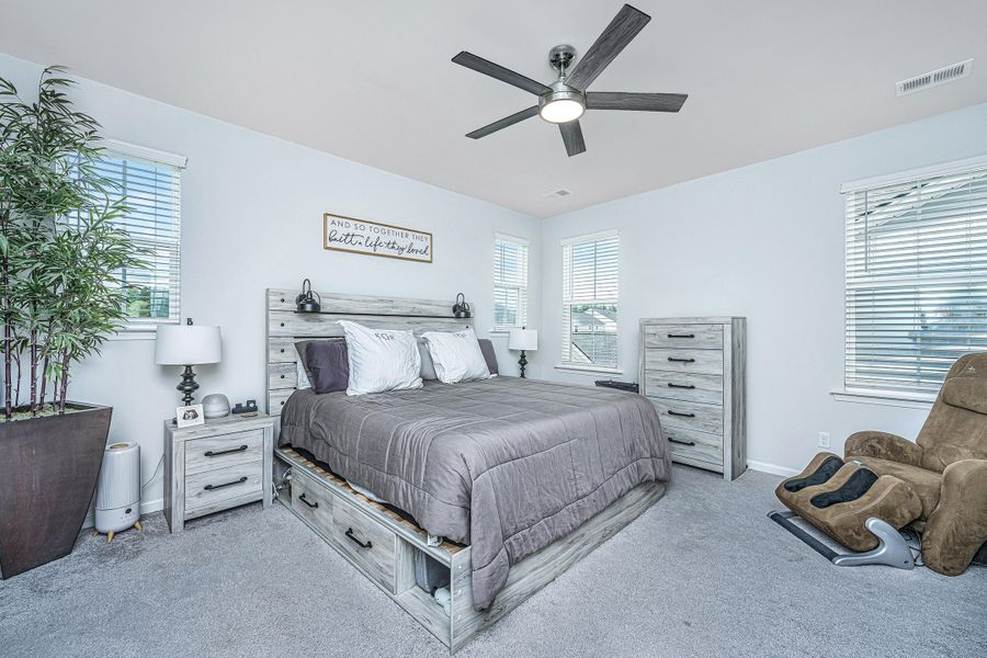 Furnished interior view inside a new home in , Summerville (Image 9). Furnished interior view inside a new home in , Summerville (Image 9).
