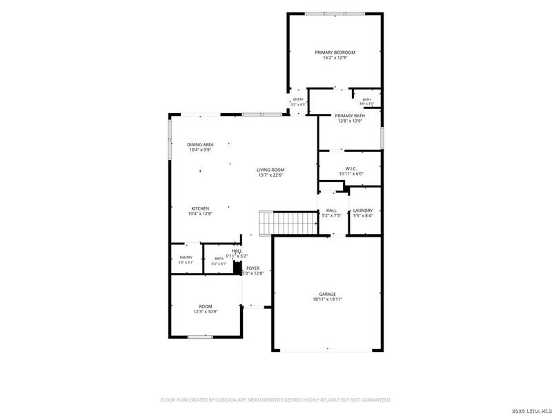 2D floor plan layout of this home in Stevens Ranch, San Antonio, TX (Image 7).