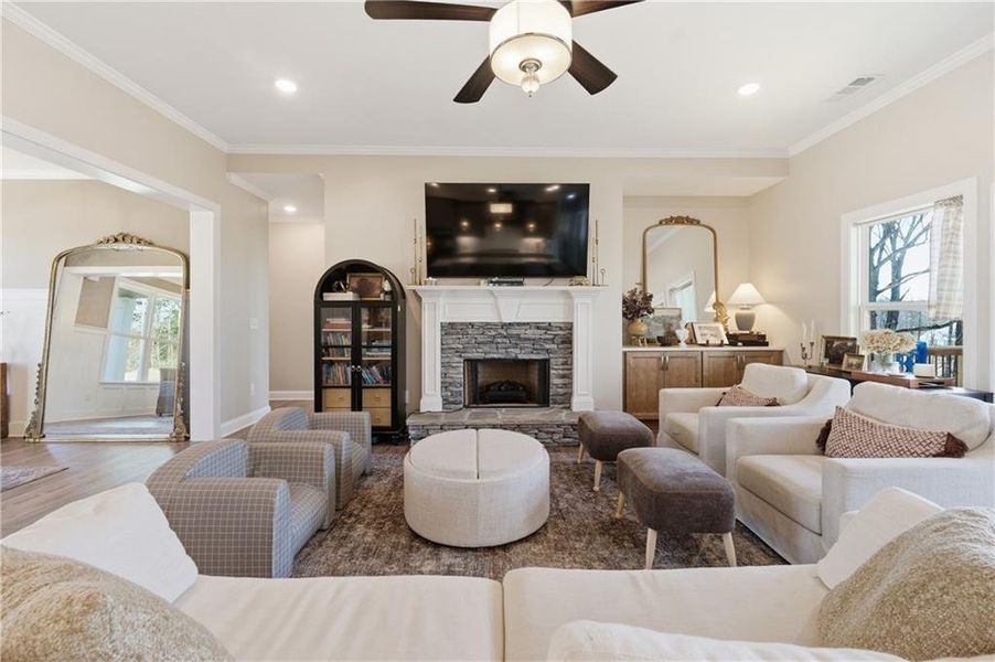 Furnished interior view inside a new home in , Ball Ground (Image 23).