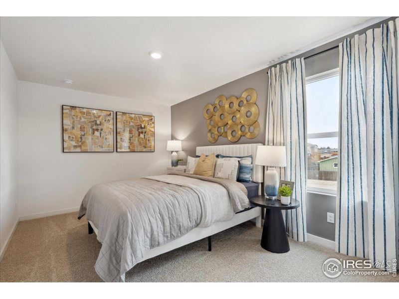 Furnished interior view inside a new home in Vista Meadows, Fort Lupton (Image 17).