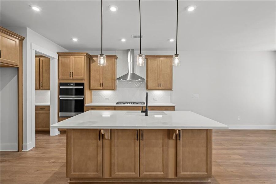 Furnished interior view inside a new home in Hunters Creek, Flowery Branch (Image 6).