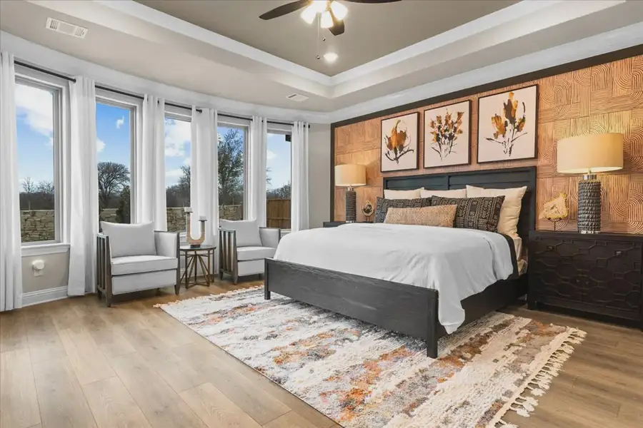 Representative furnished interior of a home built from the Brookville by Chesmar Homes in Canyon Falls, Argyle (Image 6).