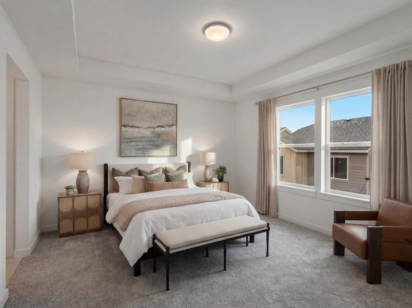 Representative furnished interior of a home built from the Brendon by Lokal Homes in Parkside at Victory Ridge, Colorado Springs (Image 7).