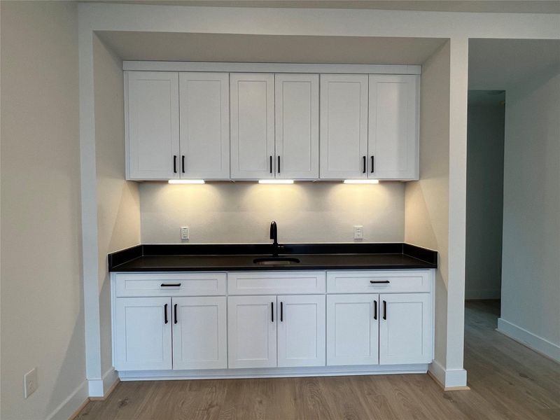 Furnished interior view inside a new home in The Grove, Austin (Image 12).