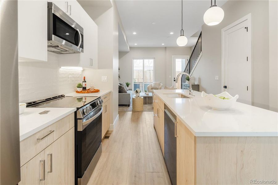 Furnished interior view inside a new home in , Denver (Image 7).