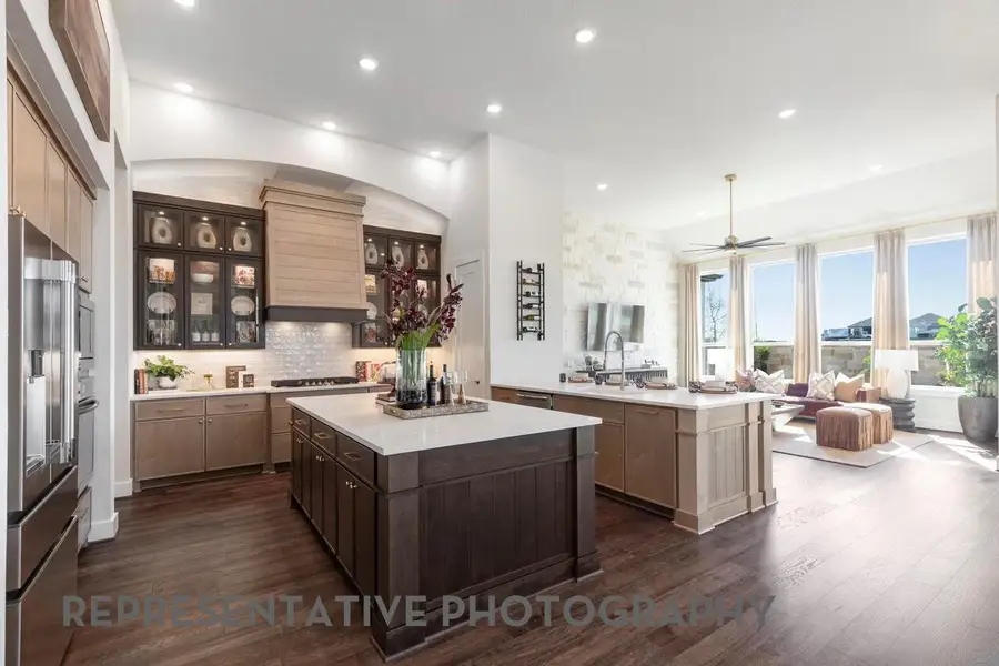 Furnished interior view inside a new home in Meridiana, Manvel (Image 7).