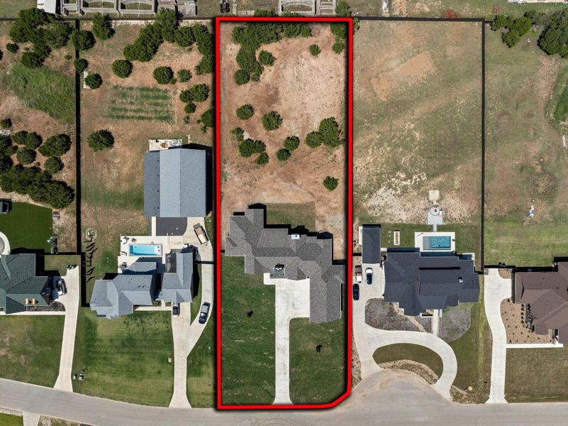 Aerial photo of property