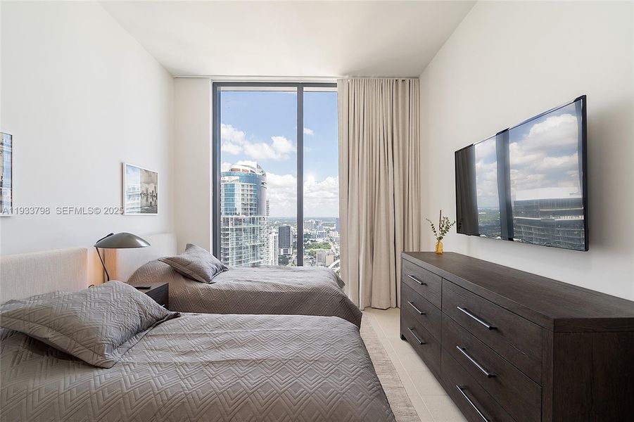 Furnished interior view inside a new home in , Miami (Image 35).