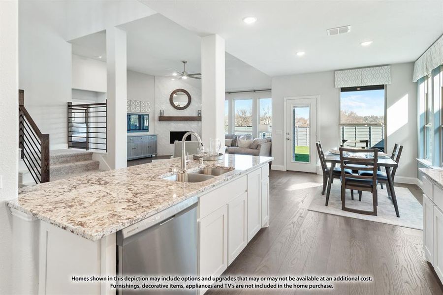 Furnished interior view inside a new home in Silo Mills, Joshua (Image 24).