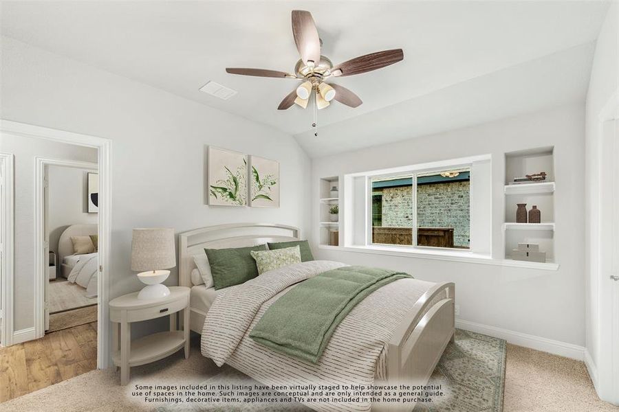 Furnished interior view inside a new home in Silo Mills Classic 70, Cleburne (Image 18).