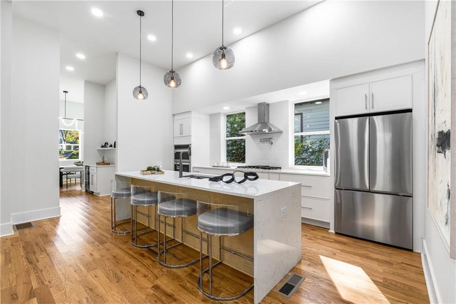 Furnished interior view inside a new home in , Atlanta (Image 12). Furnished interior view inside a new home in , Atlanta (Image 12).