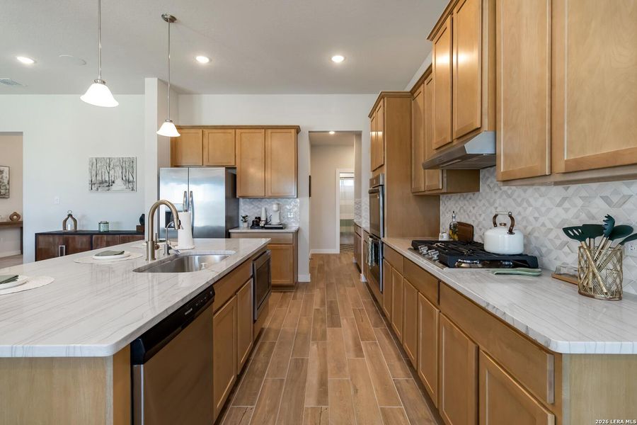 Furnished interior view inside a new home in Alamo Estates, San Antonio (Image 29).