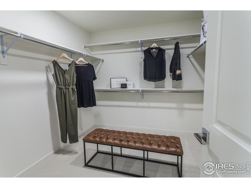 1st Primary Closet - PHOTO FROM PREVIOUSLY BUILT HOME