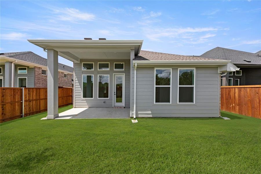 Front exterior of a new home in Creekside, Royse City, TX, highlighting curb appeal (Image 16).