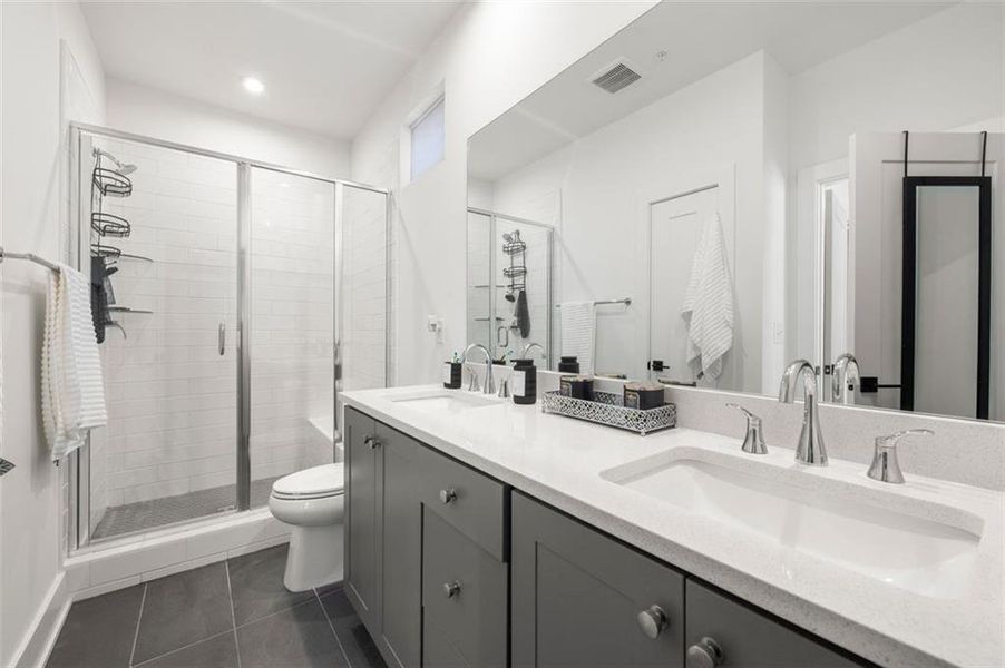 Furnished interior view inside a new home in , Atlanta (Image 15).