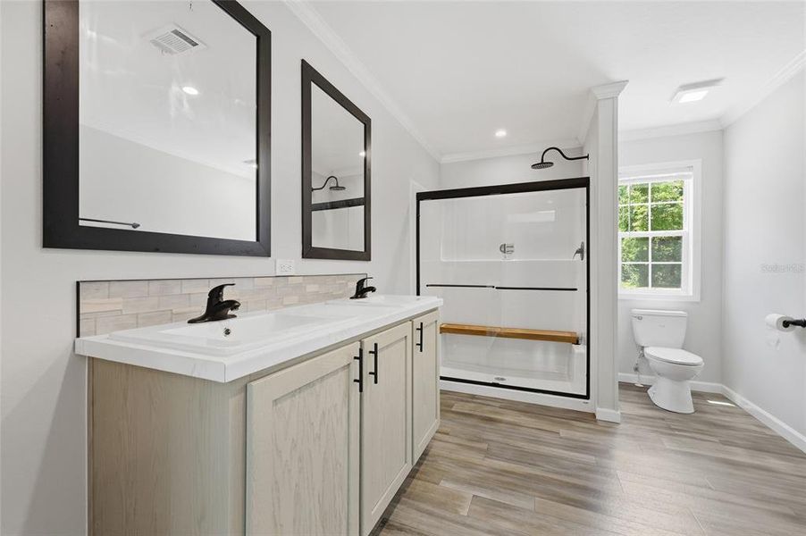 Furnished interior view inside a new home in , Fort White (Image 8).