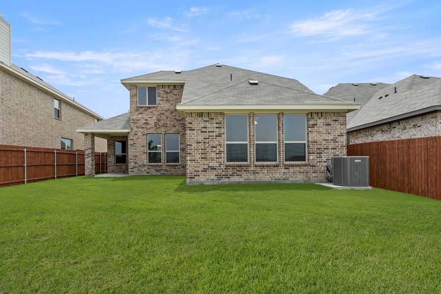 Representative exterior photo of a completed home built from the Newport by Impression Homes in Mercer Meadows, Royse City, TX (Image 24). Representative exterior photo of a completed home built from the Newport by Impression Homes in Mercer Meadows, Royse City, TX (Image 24).