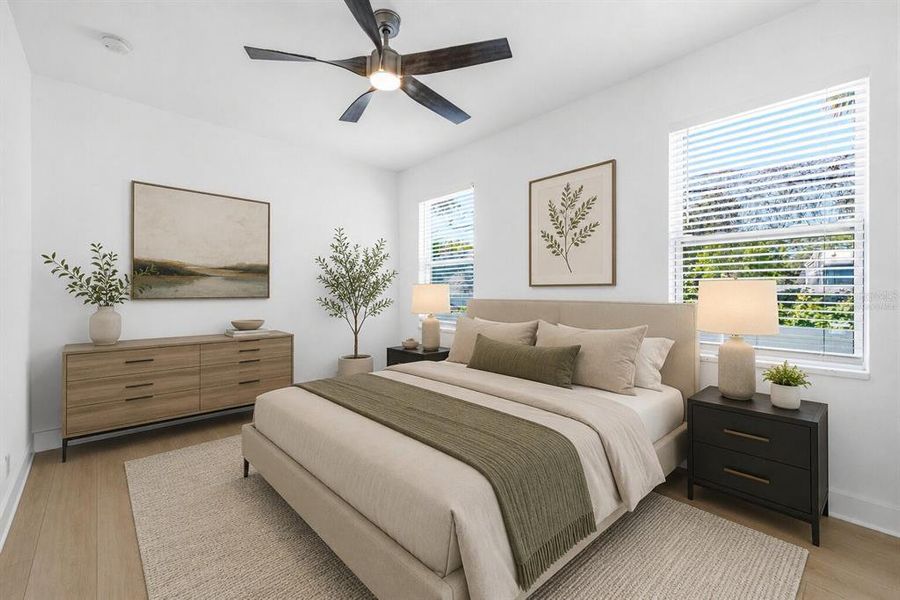 Furnished interior view inside a new home in , St. Petersburg (Image 10).