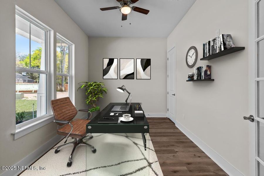 Furnished interior view inside a new home in , Yulee (Image 15). Furnished interior view inside a new home in , Yulee (Image 15).