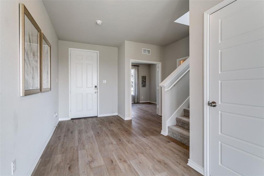 Spacious, unfurnished interior of a new home in The Preserve, Justin (Image 27).