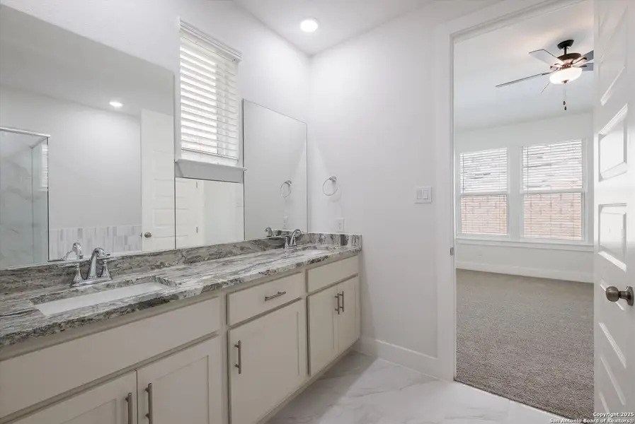 Furnished interior view inside a new home in Crown Ridge Manor, San Antonio (Image 4). Furnished interior view inside a new home in Crown Ridge Manor, San Antonio (Image 4).