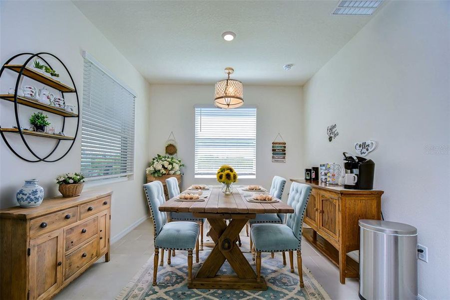 Kitchen Dining Area - Virtually Staged