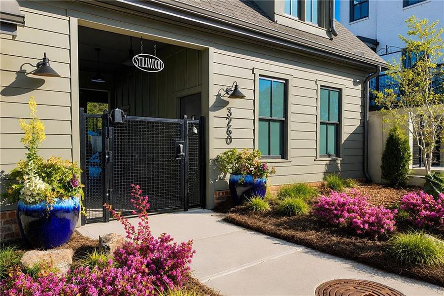 Exterior details and patio area of a home in , Hapeville (Image 3).