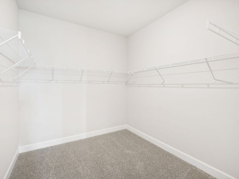 Primary Closet in the Bergamo floorplan at 11306 NW Firefly Court