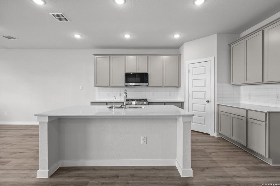 Furnished interior view inside a new home in Garden Grove, San Antonio (Image 9). Furnished interior view inside a new home in Garden Grove, San Antonio (Image 9).