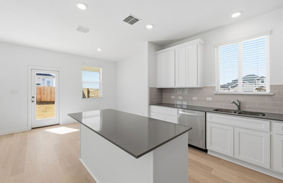 Furnished interior view inside a new home in Sunfield, Buda (Image 7).
