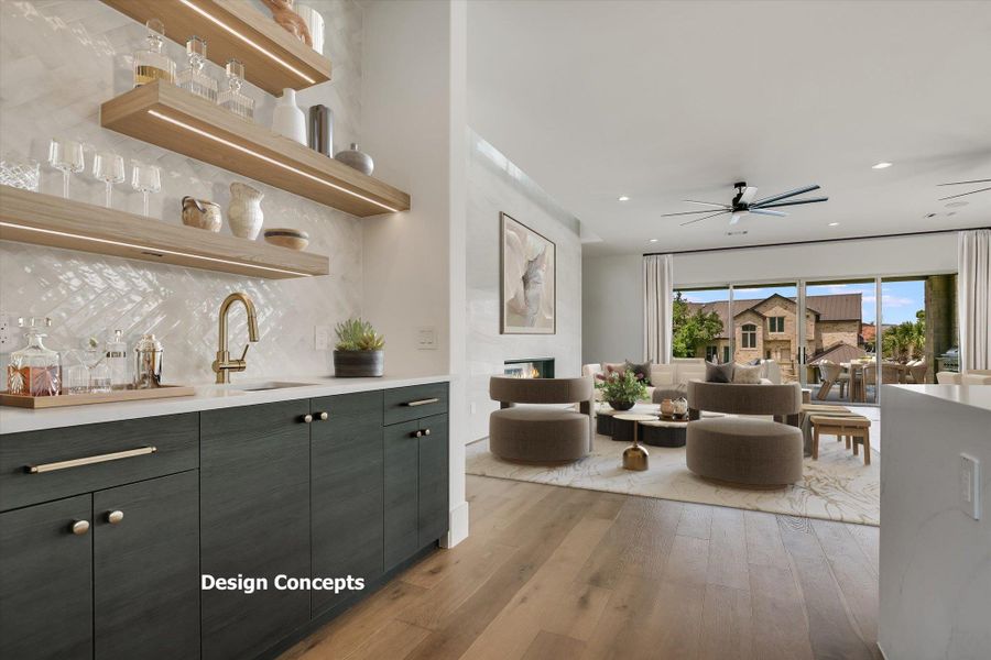 Furnished interior view inside a new home in , Horseshoe Bay (Image 18).
