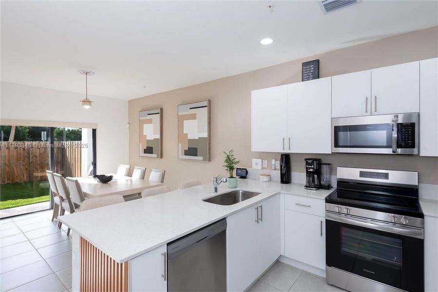 Furnished interior view inside a new home in , Pembroke Pines (Image 3). Furnished interior view inside a new home in , Pembroke Pines (Image 3).