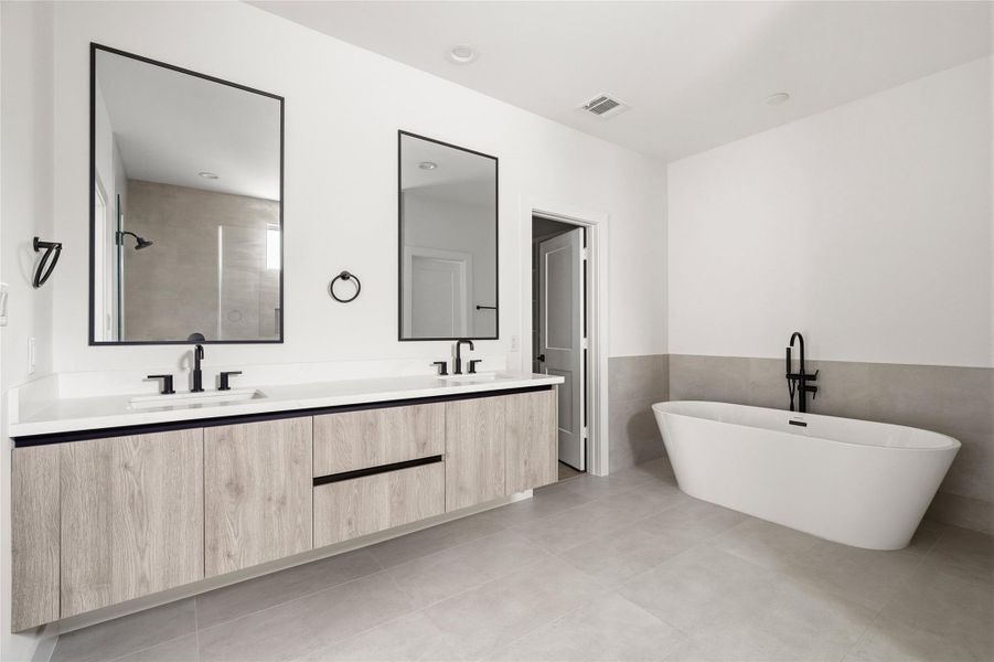 Furnished interior view inside a new home in , Houston (Image 15).