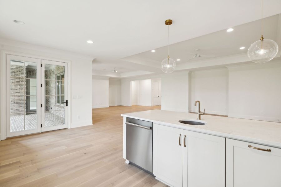 Furnished interior in a model home at The Grove in College Grove (Image 24). Furnished interior in a model home at The Grove in College Grove (Image 24).