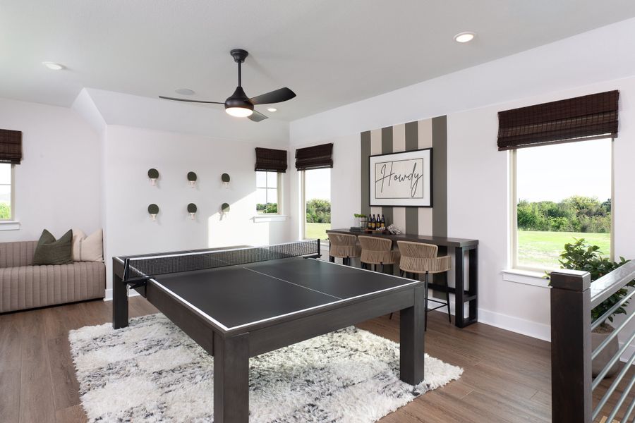 Representative furnished interior of a home built from the Logan by Tri Pointe Homes in LaPrelle, Haslet (Image 9).