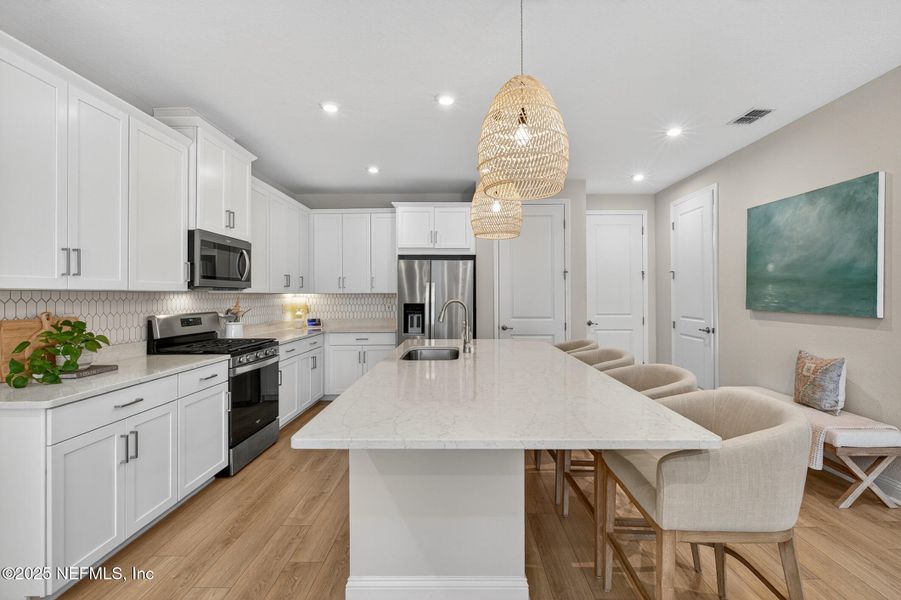 Furnished interior view inside a new home in , Jacksonville (Image 23).