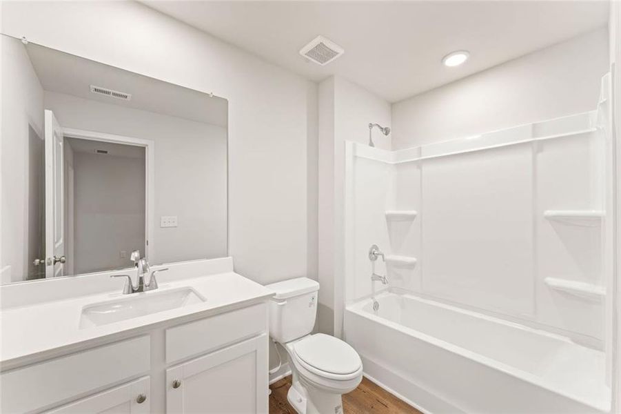 Furnished interior view inside a new home in Sherwood Square, Flowery Branch (Image 8).