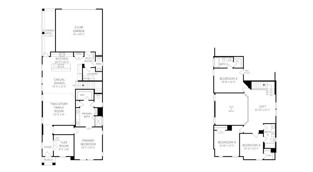 2D floor plan layout for the Karnes by Coventry Homes in Landmark, Denton, TX (Image 3). 2D floor plan layout for the Karnes by Coventry Homes in Landmark, Denton, TX (Image 3).