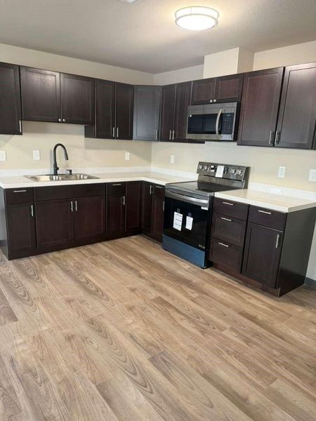Furnished interior view inside a new home in , Cleveland (Image 5).