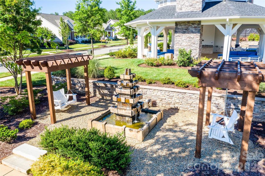 One of several pocket parks