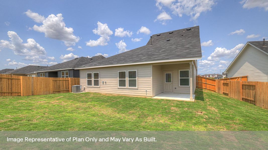 Exterior details and patio area of a home in Trace, San Marcos (Image 2). Exterior details and patio area of a home in Trace, San Marcos (Image 2).