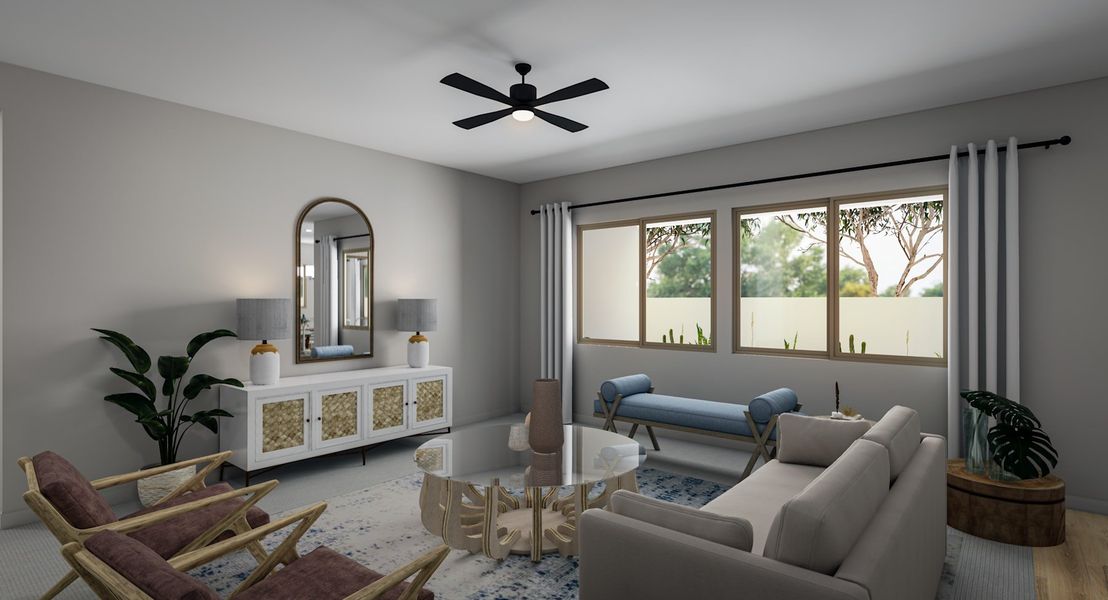 Representative furnished interior of a home built from the Holly Plan 5007 by Tri Pointe Homes in Soleo, San Tan Valley (Image 4).
