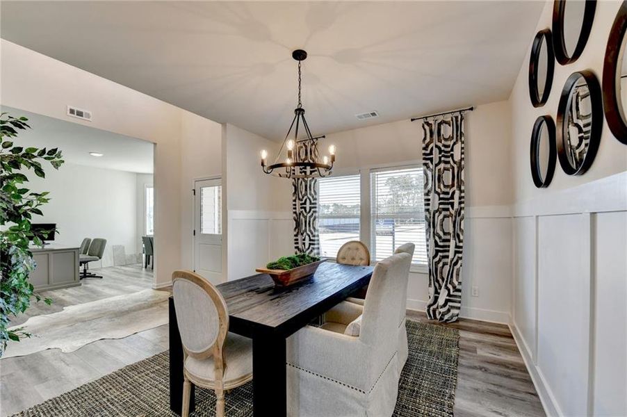 Furnished interior view inside a new home in , Auburn (Image 30).