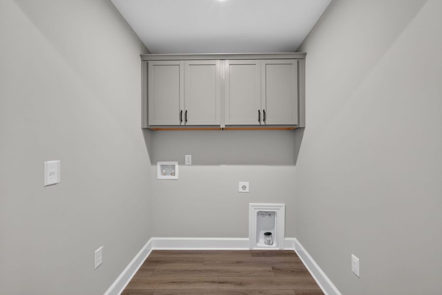 Edisto Second-Floor Laundry Room with Cabinet Storage Edisto Second-Floor Laundry Room with Cabinet Storage